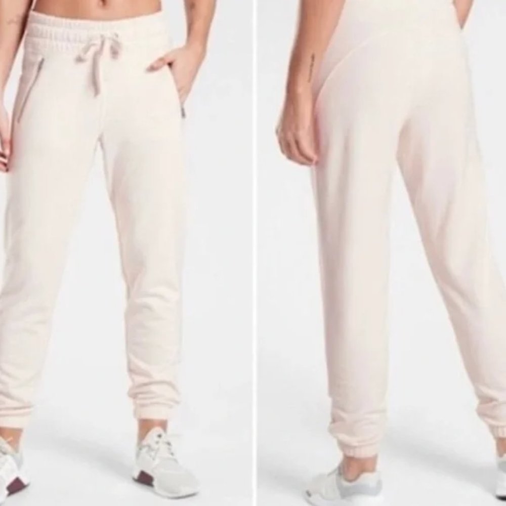 NWT Athleta Bounce Back Jogger Blush Pink Size Large